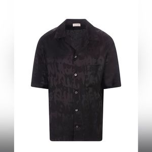 Alexander McQueen men’s silk button down